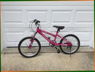 Bicicleta rosa Magna para niña
