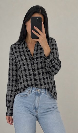 Camisa Zara Estampada Talla M