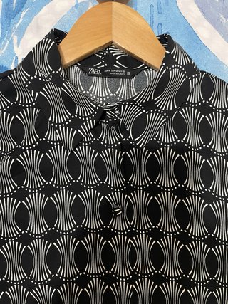 Camisa Zara Estampada Talla M