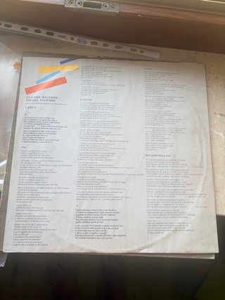 LP Claudio Baglioni Strada Facendo 1981