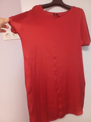Vestido Mango T M/XL Rojo