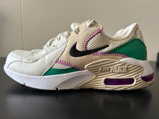Nike Air Max Beige/Verde/Morado Talla 38.5