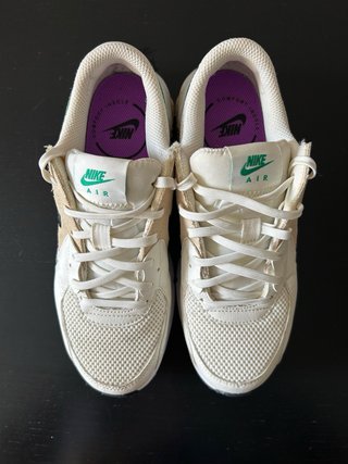 Nike Air Max Beige/Verde/Morado Talla 38.5