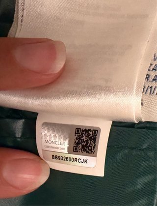 Piumino Moncler Donna Verde Taglia 0