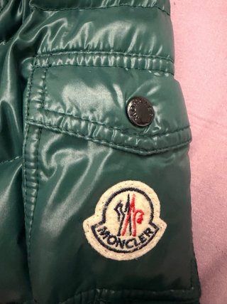 Piumino Moncler Donna Verde Taglia 0