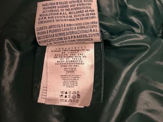 Piumino Moncler Donna Verde Taglia 0