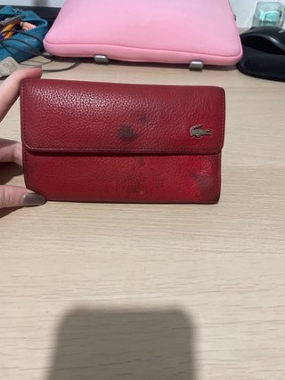 Cartera Lacoste Roja
