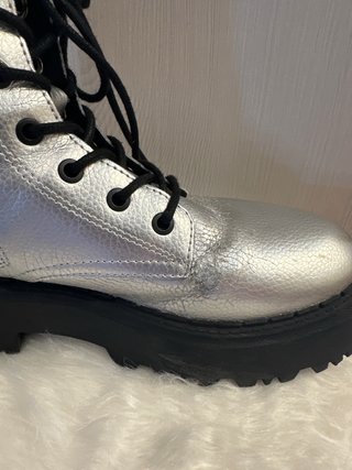 Botas Zara Plata Mujer