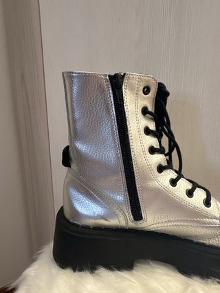 Botas Zara Plata Mujer