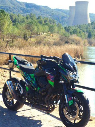 Kawasaki Z800 2016 Negra/Verde