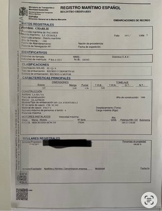 CASCO-Barca Glastron la Raya 7m-no funciona