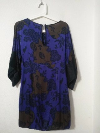Vestido seda Alba Conde talla 40