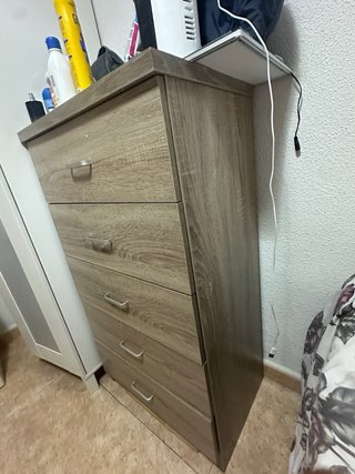 Cómoda moderna 5 cajones