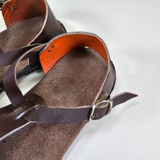 Sandalias de cuero hombre talla 41 AÑOS 70