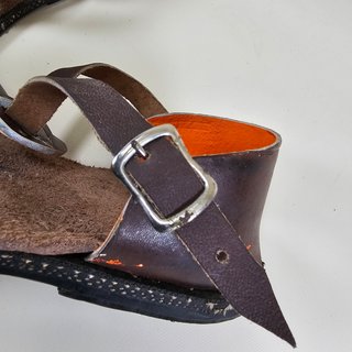 Sandalias de cuero hombre talla 41 AÑOS 70