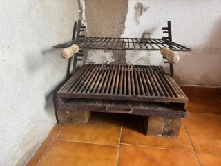 Barbacoa de forja para leña/carbón