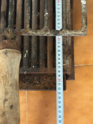 Barbacoa de forja para leña/carbón