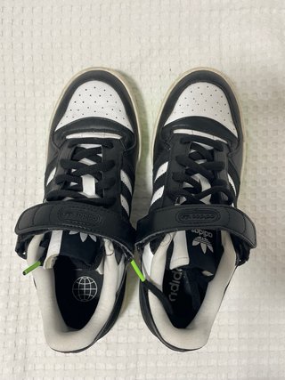 Zapatillas Adidas Forum Low Negras y Verdes