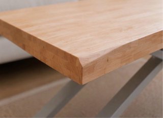 Mesa Centro Zoe Elevable Roble Nordish/Blanco