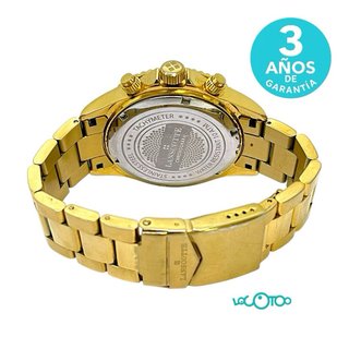 Reloj Lanscotte Tachymeter Dorado Negro