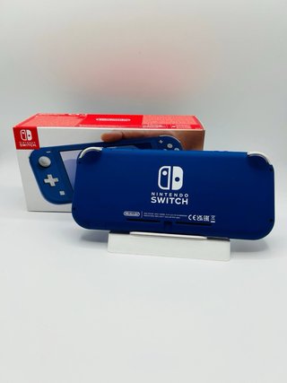 Nintendo Switch Lite Blu Completa Scatola CIB Cavi