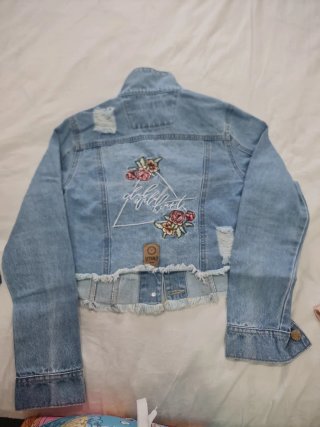 Chaqueta vaquera VITHALY bordada