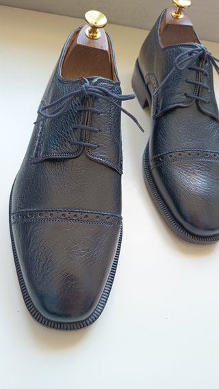 LUMILAND Derby Pelle Nera N.42