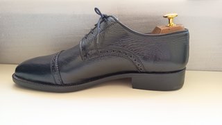 LUMILAND Derby Pelle Nera N.42