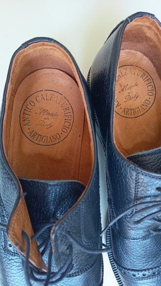 LUMILAND Derby Pelle Nera N.42