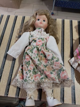 Bambole in porcellana vintage
