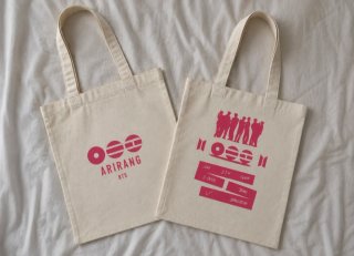 Bolsa de tela doble estampado BTS Arirang