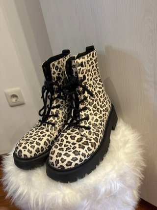 Botas Zara Estampado Leopardo