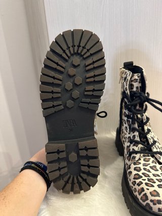 Botas Zara Estampado Leopardo