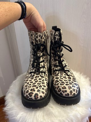 Botas Zara Estampado Leopardo