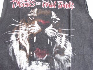 RARE Vintage Tygers Of Pan Tang 1982 The Cage Tour