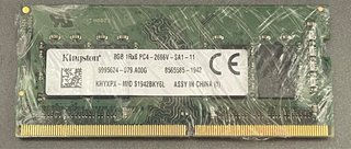 Kingston 8GB DDR4 PC4-2666V-SA1-11