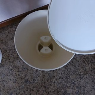 Sgabello Kartell Prince Aha vintage bianco