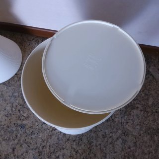 Sgabello Kartell Prince Aha vintage bianco