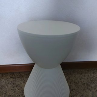 Sgabello Kartell Prince Aha vintage bianco