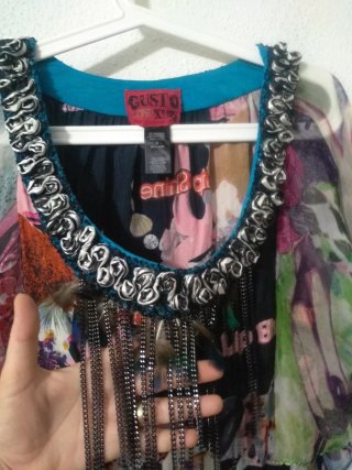 Vestido Custo Multicolor