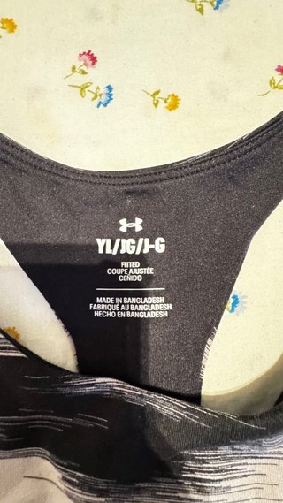Top Under Armour Negro/Gris Talla M