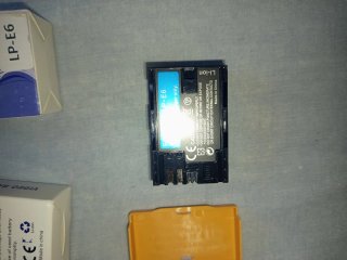 Confezione da 2 batterie LP-E6 digitali per Canon NUOVE