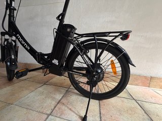 Bicicleta Moma E-Bike 20 Plegable Negra NUEVA