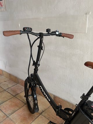 Bicicleta Moma E-Bike 20 Plegable Negra NUEVA