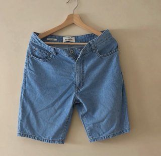 Pull&Bear Pantalón Corto Azul