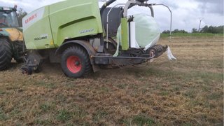 Rotoempacadora Claas Rollant 455 Uniwrap