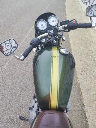 Triumph Thruxton 900 EFI 2014 British Green