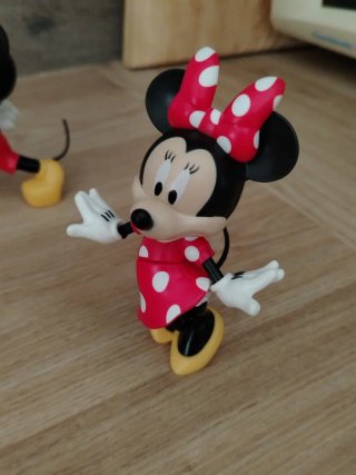 Coppia Minnie e Topolino personaggi snodabili