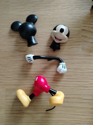 Coppia Minnie e Topolino personaggi snodabili