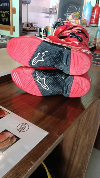 Botas Alpinestars Tech 7 Vermelhas